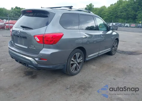 2018 Nissan Pathfinder Platinum z USA, uszkodzony, nr VIN 5N1DR2MM5JC607491